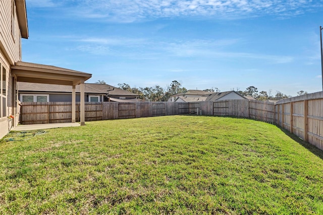 view of yard