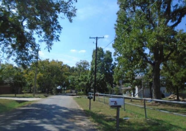 view of road