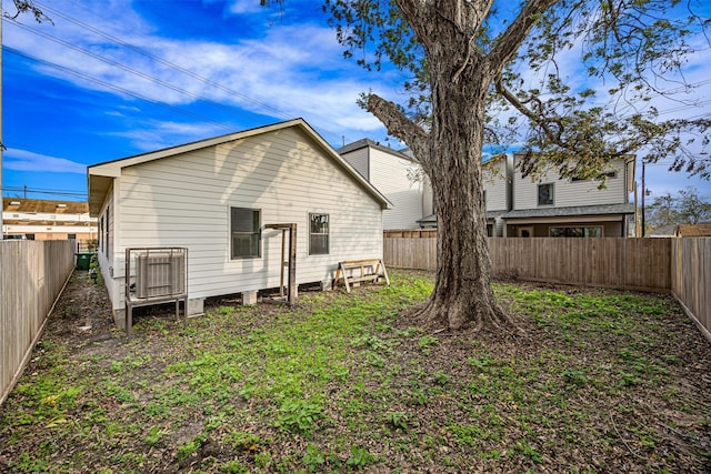 view of back of property