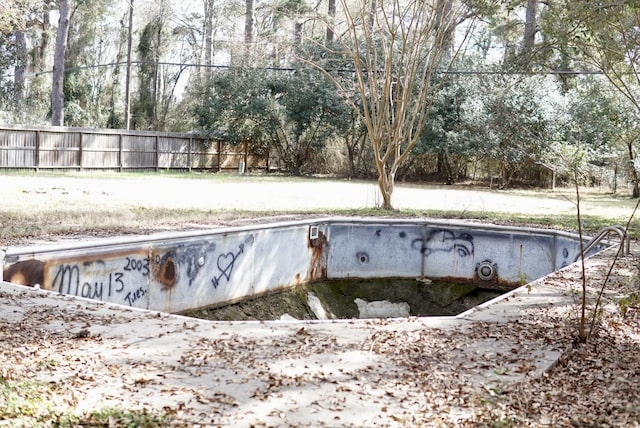 view of pool