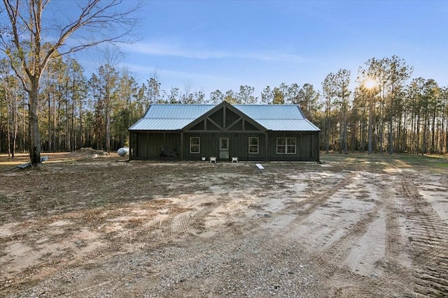 view of front of home