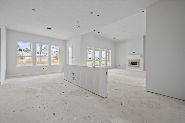 view of unfurnished living room