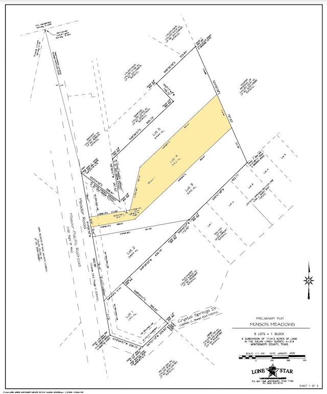 3.912AC Meador Rd, Conroe TX, 77303 land for sale