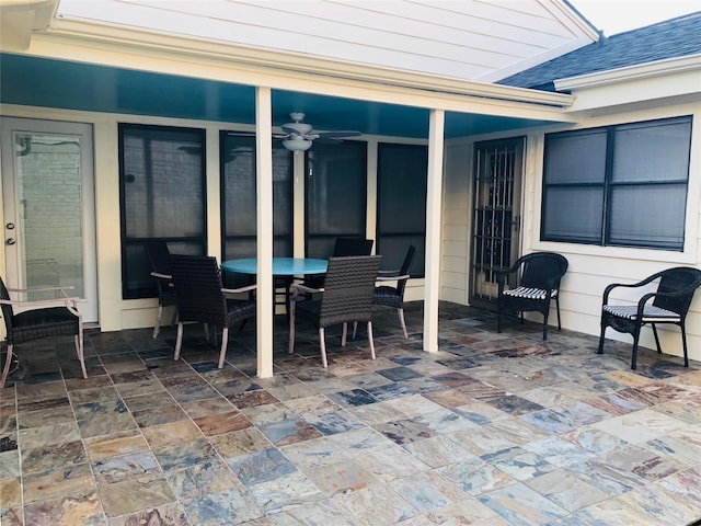 view of patio / terrace with outdoor dining area