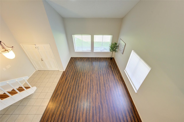 view of tiled spare room