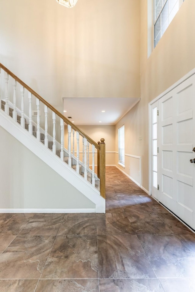 view of foyer entrance