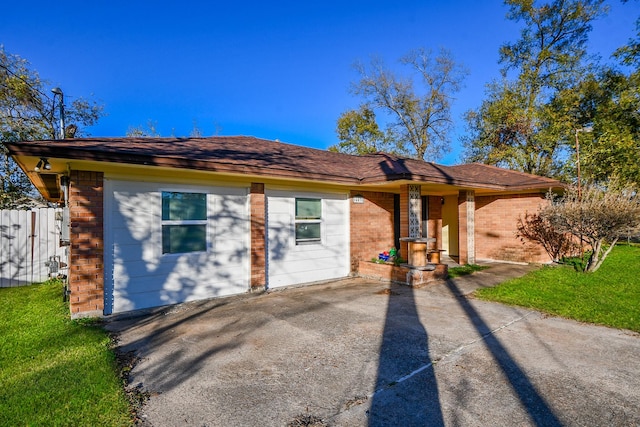 view of ranch-style house