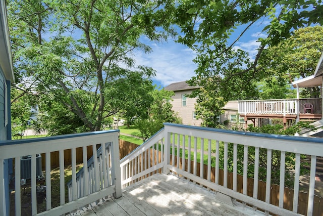 view of deck