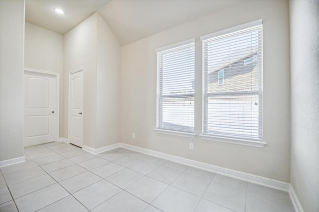 view of tiled empty room