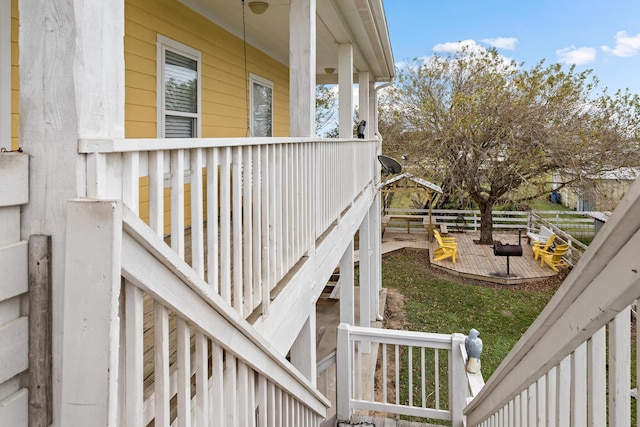 view of home's exterior with a patio