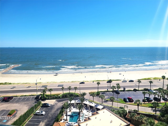 water view featuring a view of the beach