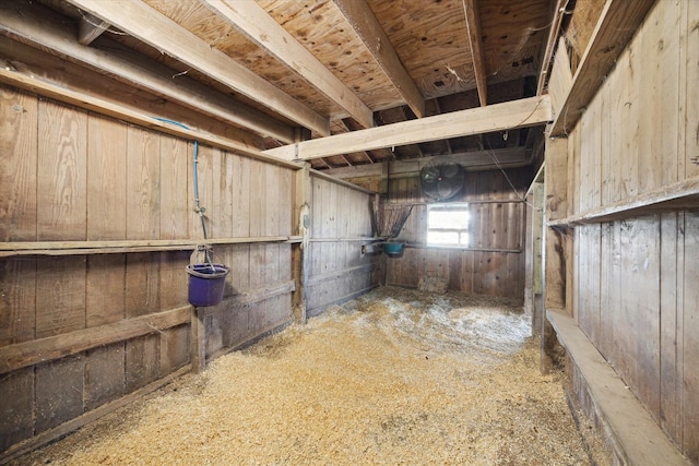 view of horse barn