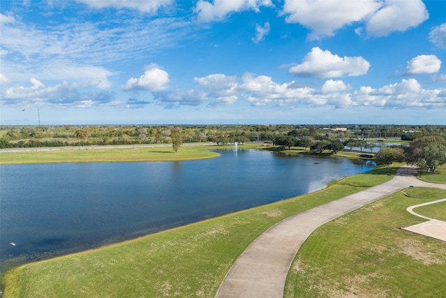 property view of water