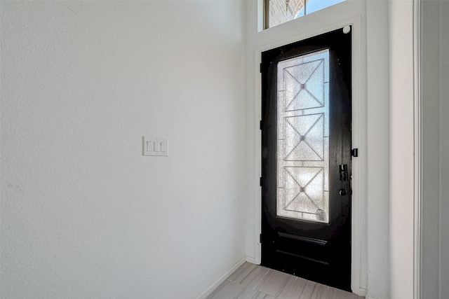 entryway with plenty of natural light