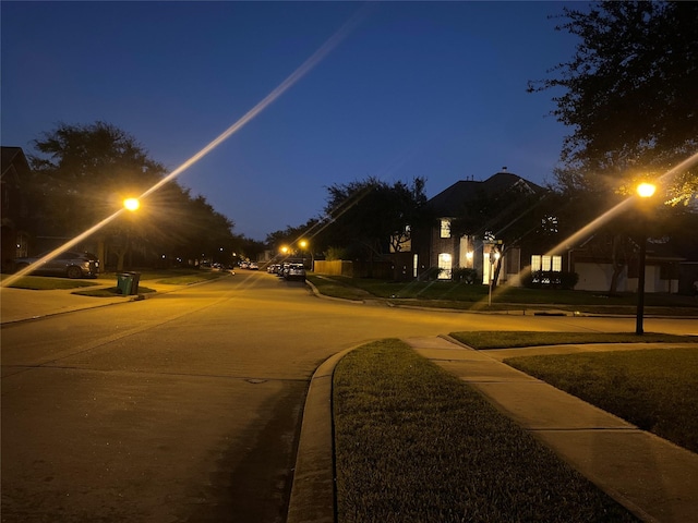 view of road