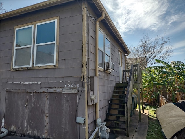 view of home's exterior