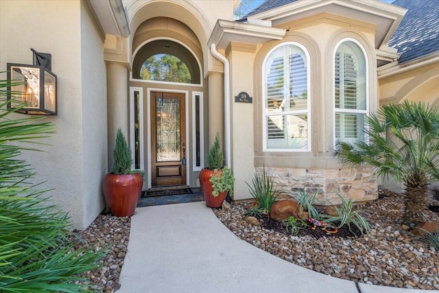 view of entrance to property