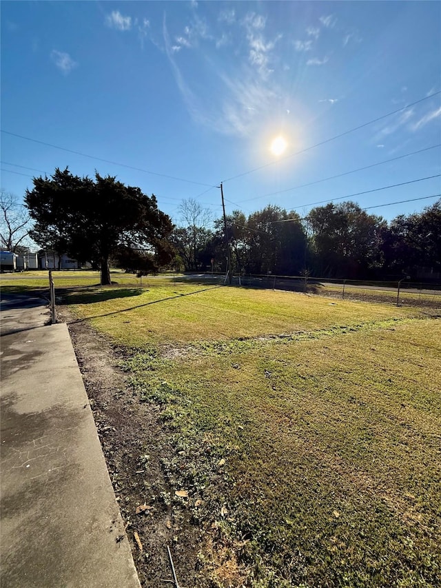 view of yard