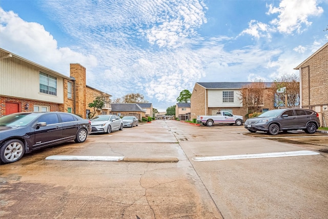 view of vehicle parking