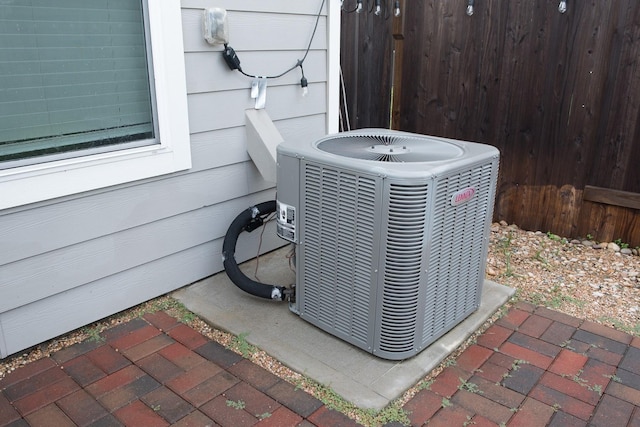 exterior details with central AC unit