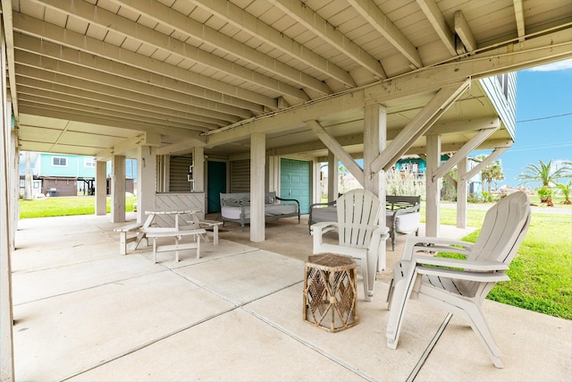 view of patio / terrace with outdoor dining space