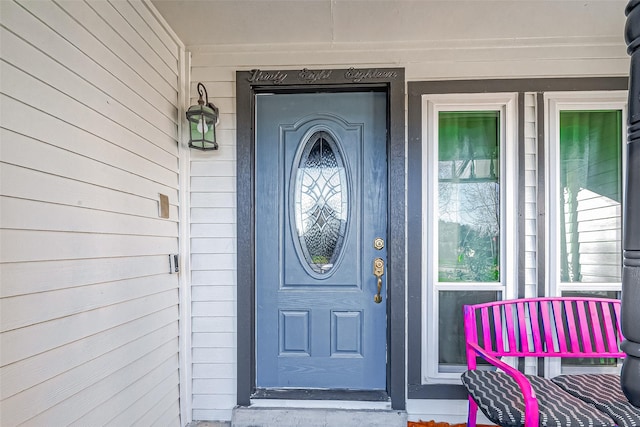 view of property entrance