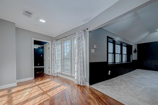 unfurnished bedroom featuring hardwood / wood-style floors