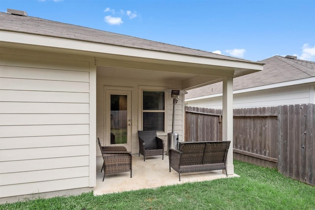 view of patio / terrace with outdoor lounge area