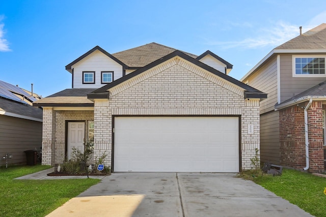 front facade featuring a garage