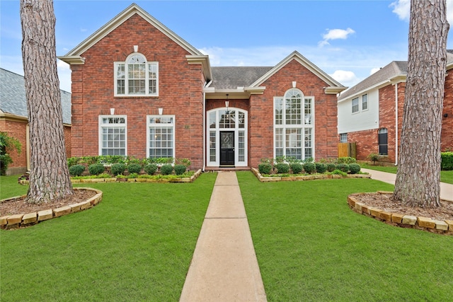 view of property with a front yard