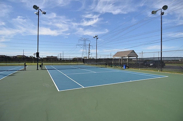 view of sport court with basketball court