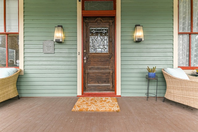 view of entrance to property