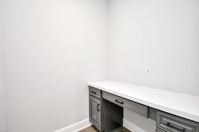 interior space with baseboards