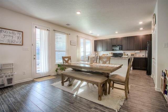 view of dining room