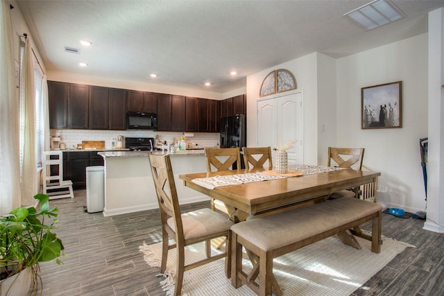 view of dining room