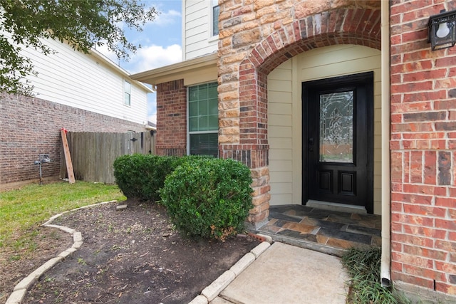 view of property entrance