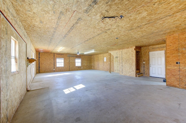 interior space with concrete flooring