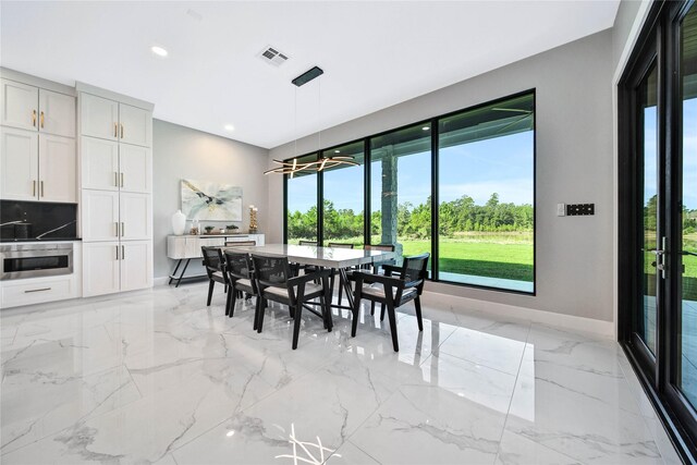 view of dining room