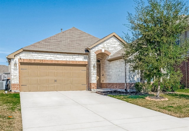 ranch-style house with a garage