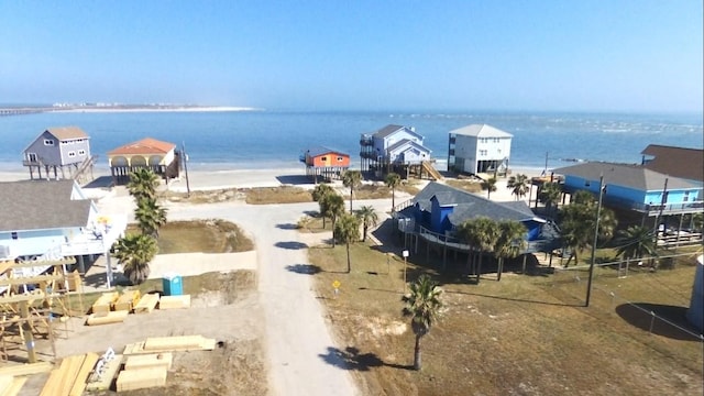 water view featuring a beach view