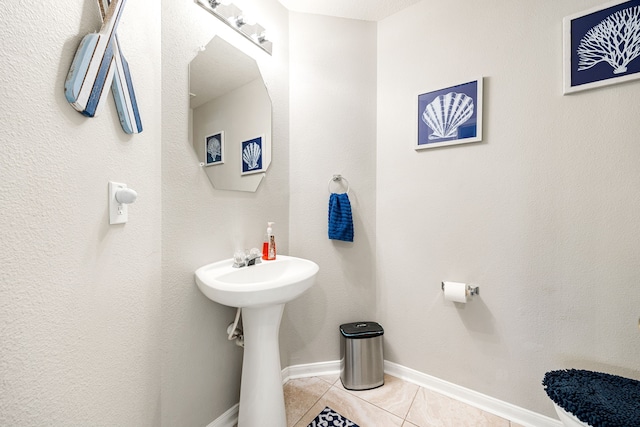 bathroom featuring tile patterned floors