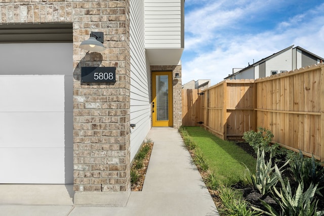 view of entrance to property