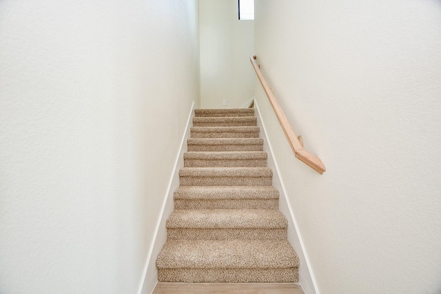 view of staircase