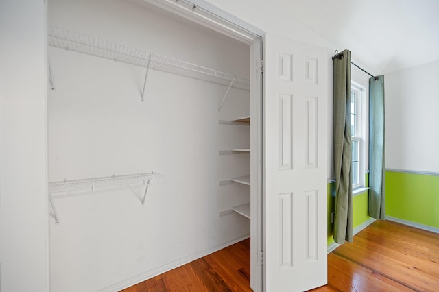 view of closet