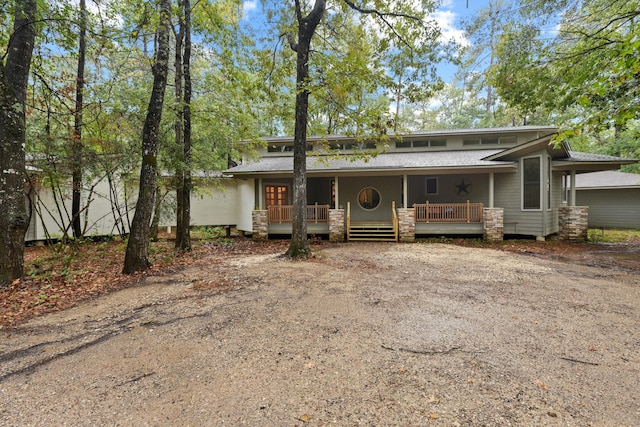 view of front of home