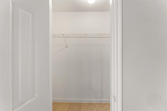 view of closet