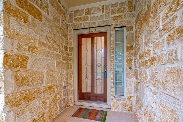 view of property entrance