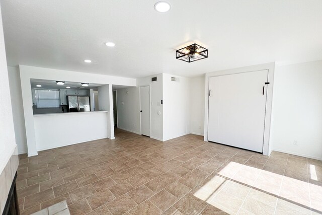 view of unfurnished living room