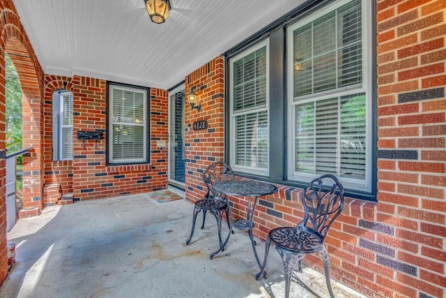 view of patio / terrace featuring a porch