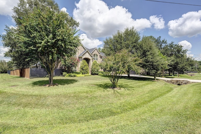9051 Forest Cliff Ct, Conroe, TX 77302 - view of yard